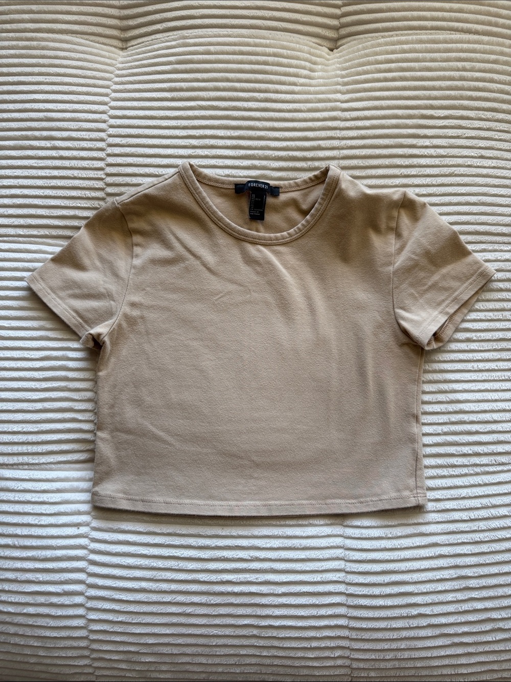 Forever 21 Short Sleeve Crop Top